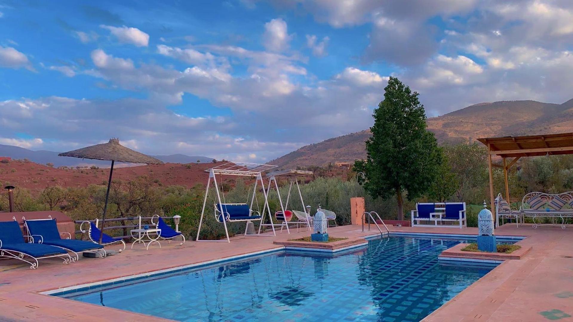 ホテル Les Jardins Yasmina Bin El-Ouidane エクステリア 写真
